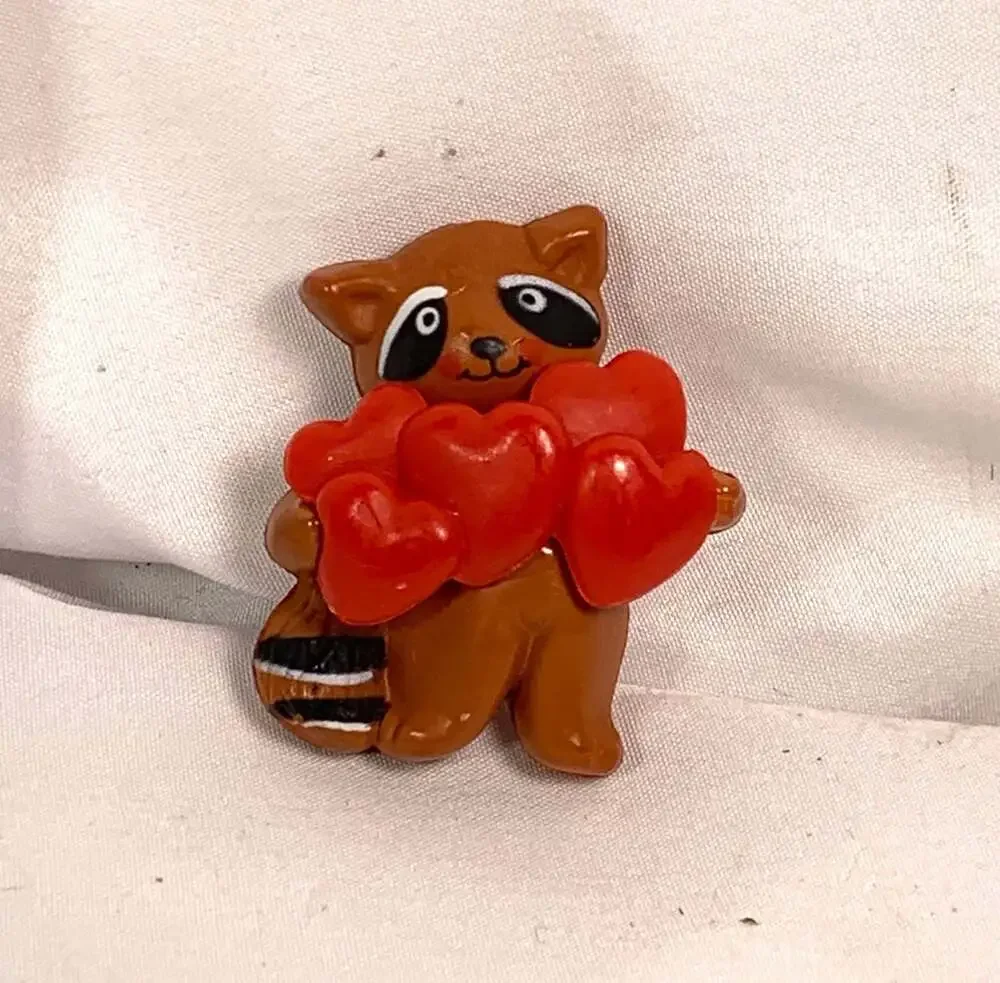 Valentine Raccoon Pin Glen Cove NY